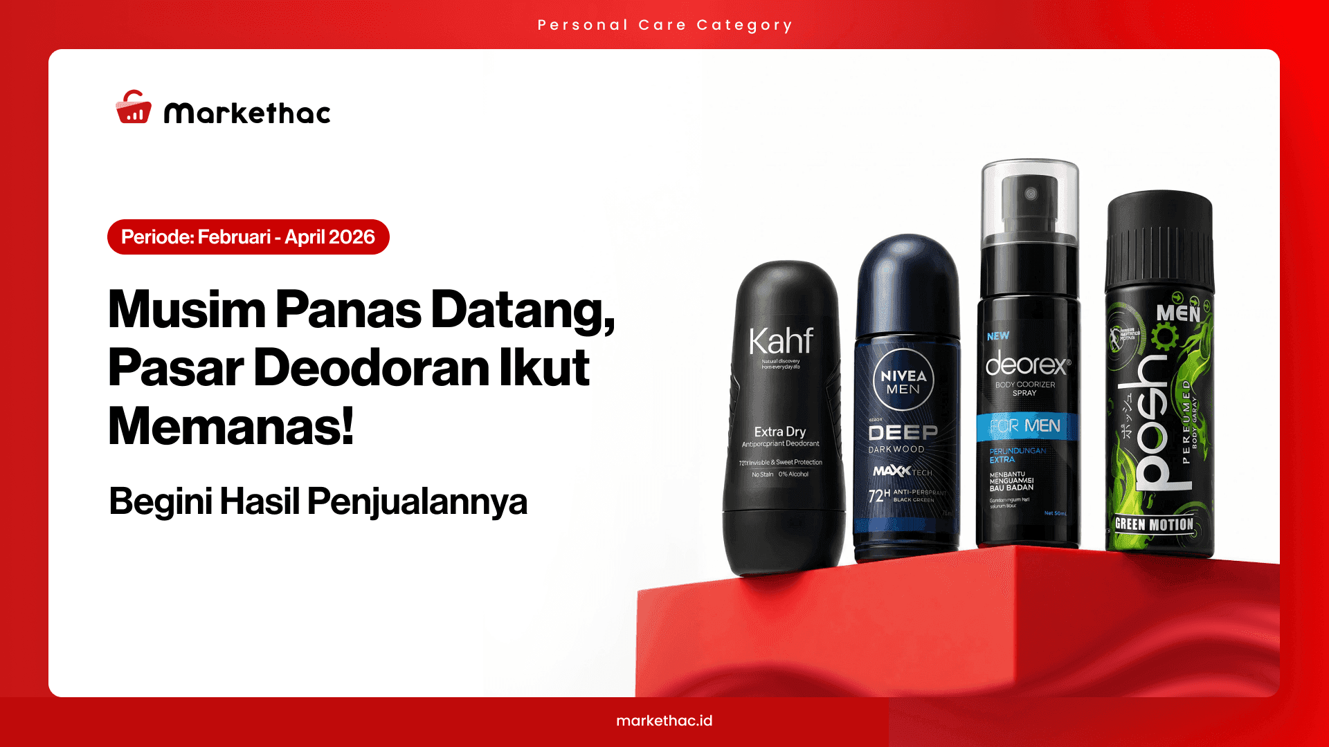 Deodoran Laris di Musim Panas, Segini Omzetnya