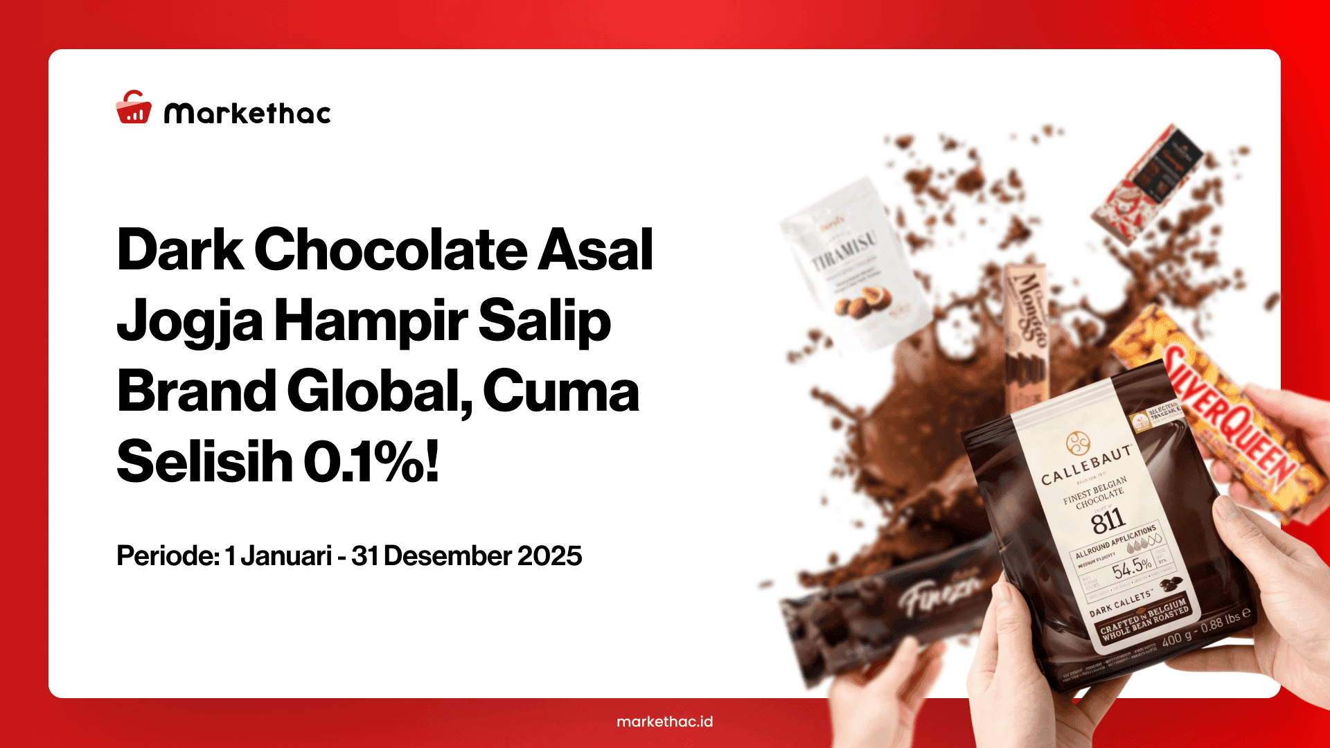 Dark Chocolate Asal Jogja Hampir Salip Brand Kelas Dunia, Segini Share-nya