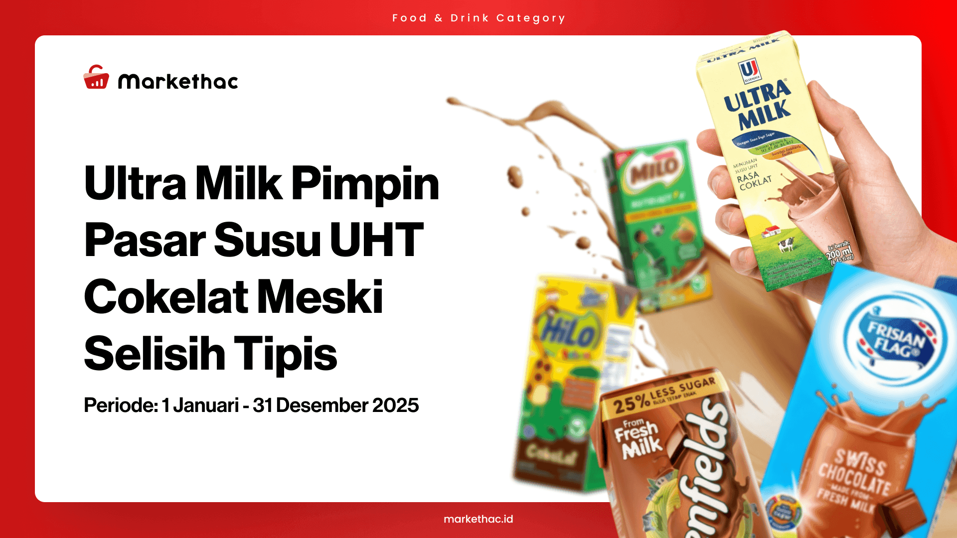 Ultra Milk dan Frisian Flag Berebut Pasar Susu UHT Cokelat