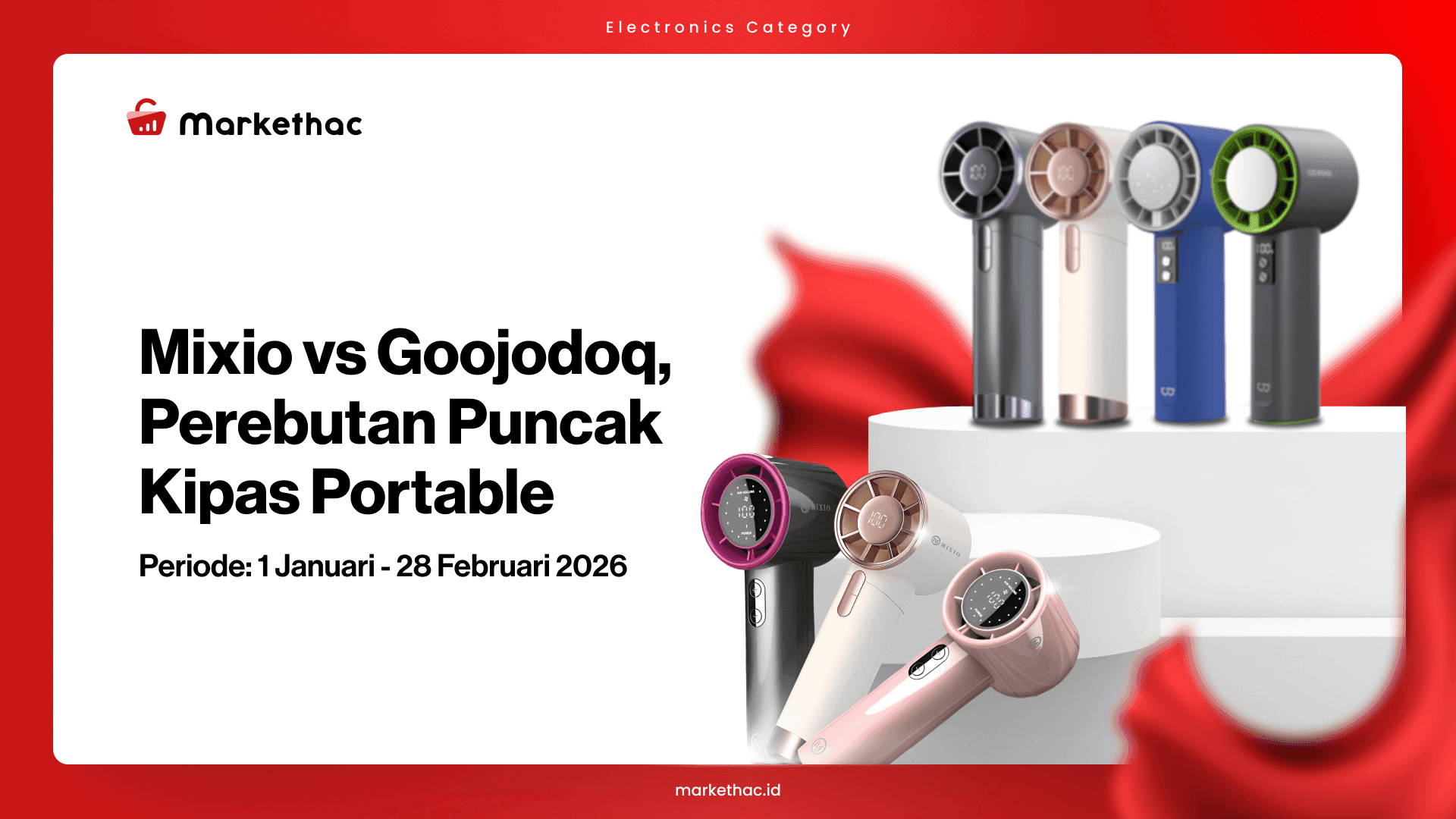 Penjualan Kipas Portable Melejit, Raup Rp45 Miliar dalam Dua Bulan