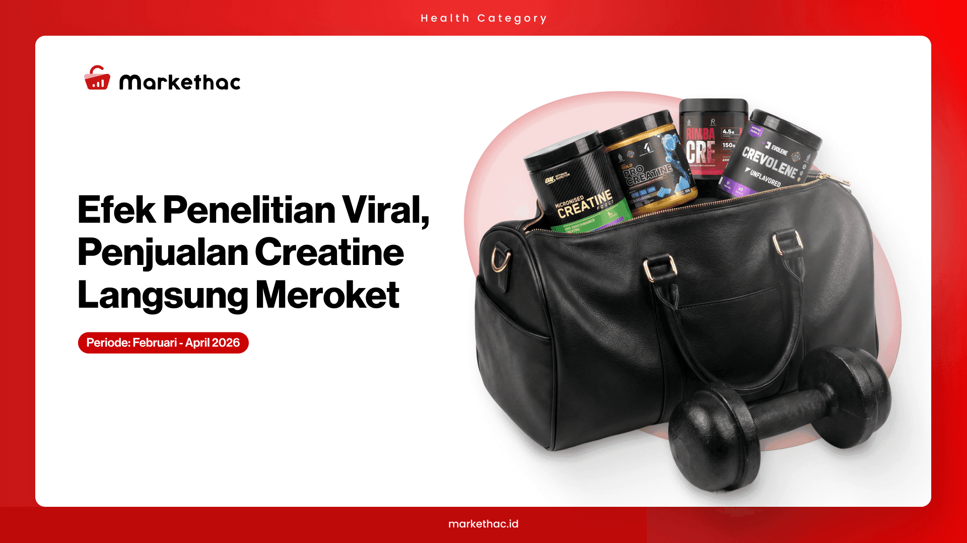 Penelitian Viral, Pasar Creatine Makin Ramai Dilirik
