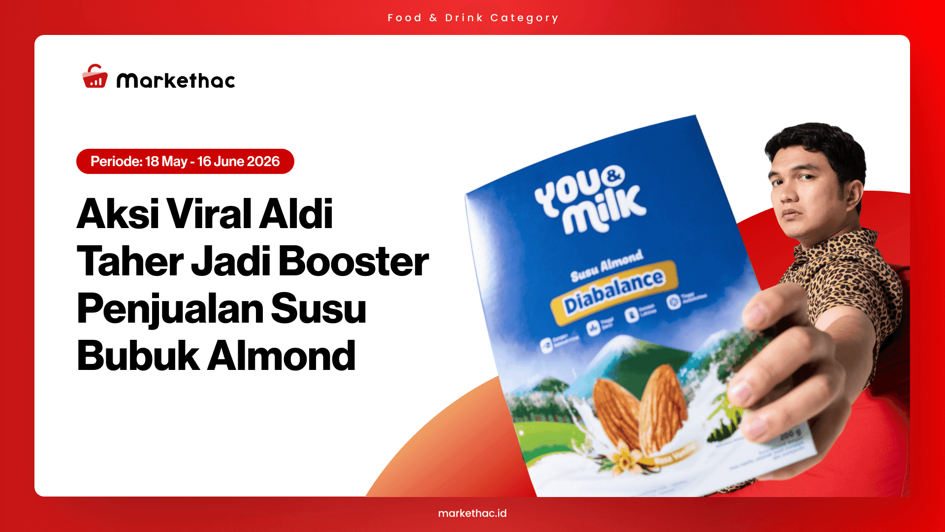Marketing Plenger Ala Aldi Taher Bikin Penjualan Susu Bubuk Almond Meledak