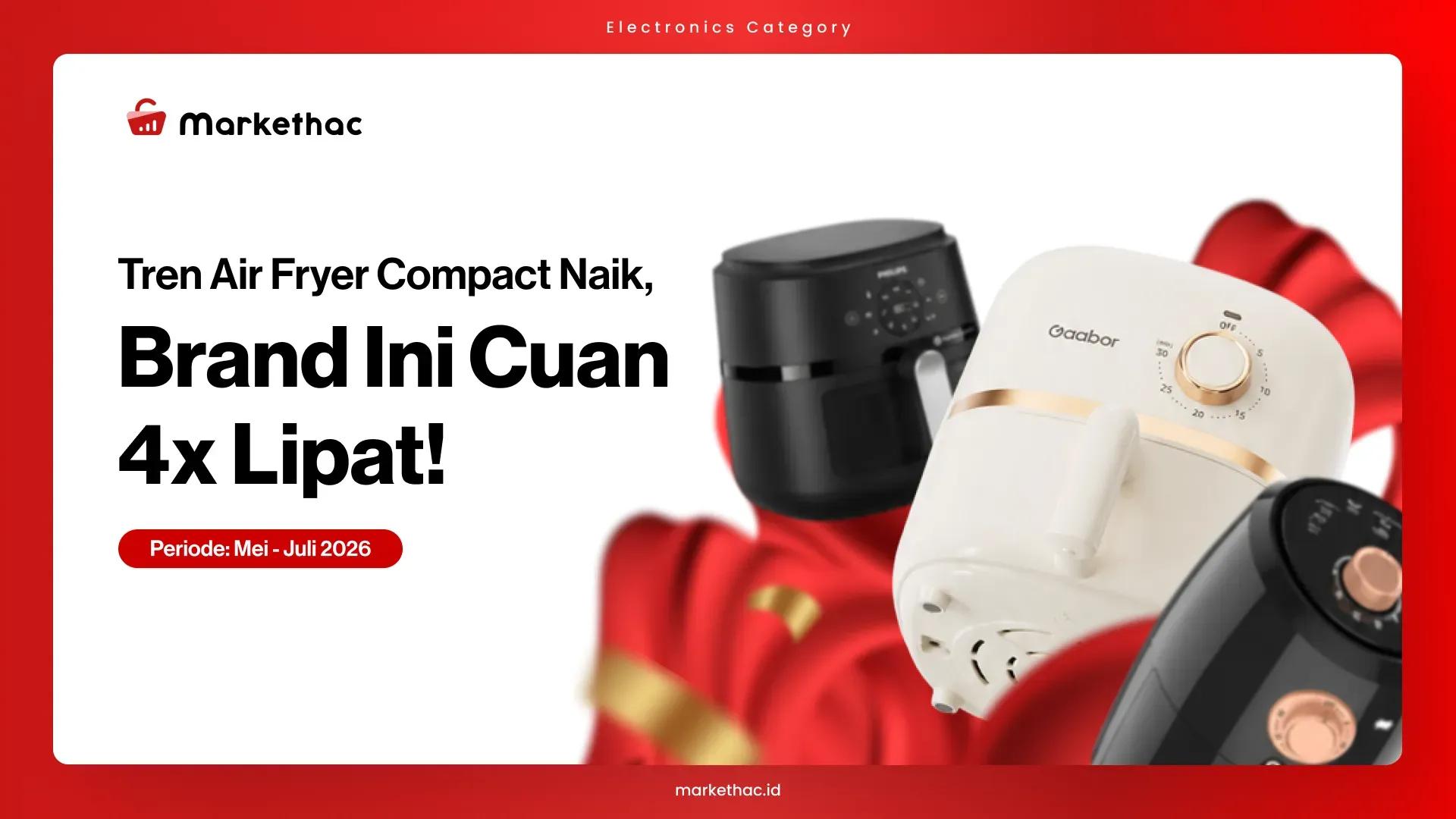 Air Fryer Compact Lagi Diburu, Brand Ini Ikut Cuan 4x Lipat