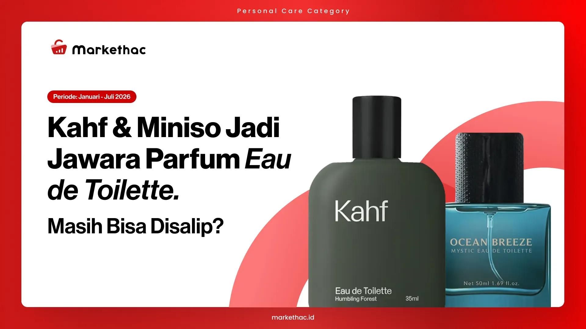 Kahf & Miniso Duel di Pasar Eau de Toilette. Siapa Juaranya?